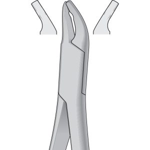 Dental Tooth Extracting Forceps Fig 150AS - Upper Premolars - American Pattern