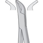 Dental Tooth Extracting Forceps Fig 151AS - Lower Incisors, Canines, Premolars& Roots - UNIVERSAL - American Pattern