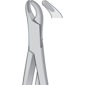 Dental Tooth Extracting Forceps Fig 17SK - American Pattern CHILDREN