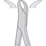 Dental Tooth Extracting Forceps Fig 23 - Lower Molars - EITHER SIDE - American Pattern