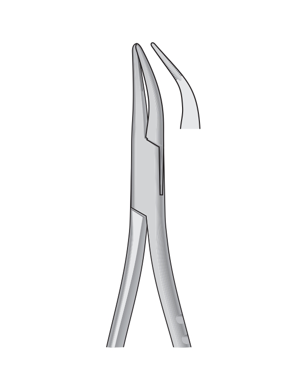 Dental Tooth Extracting Forceps Fig 300 - Upper Roots - American Pattern