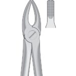 Dental Tooth Extracting Forceps Fig 1 - Upper Centrals & Canines (wide) - English Pattern
