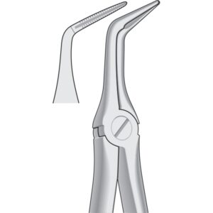 1EP46L Dental Tooth Extracting Forceps Fig 46L - Lower Roots - English Pattern