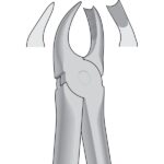 Dental Tooth Extracting Forceps Fig 89 - Upper Molars - RIGHT - English Pattern