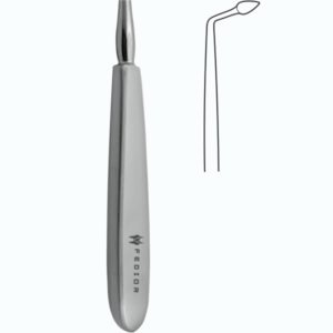 1RE6CH Dental Root Elevator Fig 6 Bernard - Right