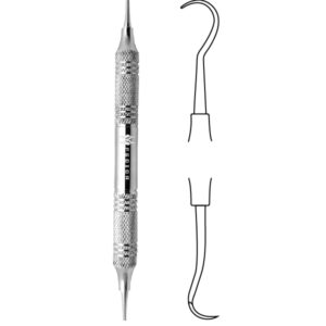 Dental Sickle Scalers Fig H5/U15 Hygienist Towner