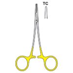 Dental Needle holder - Halsey 13 cm - Pain jaw - Tungsten Carbide (TC)