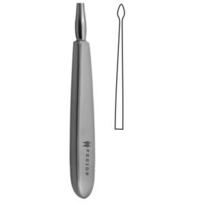 Dental Root Elevator Fig 10 Bernard - Fixed tip