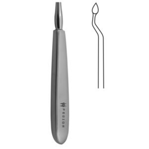 Dental Root Elevator Fig 4 Bernard - Fixed tip